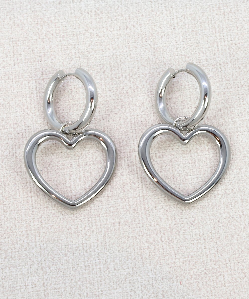 Boucles d’oreilles Erza en acier - Les Cleias