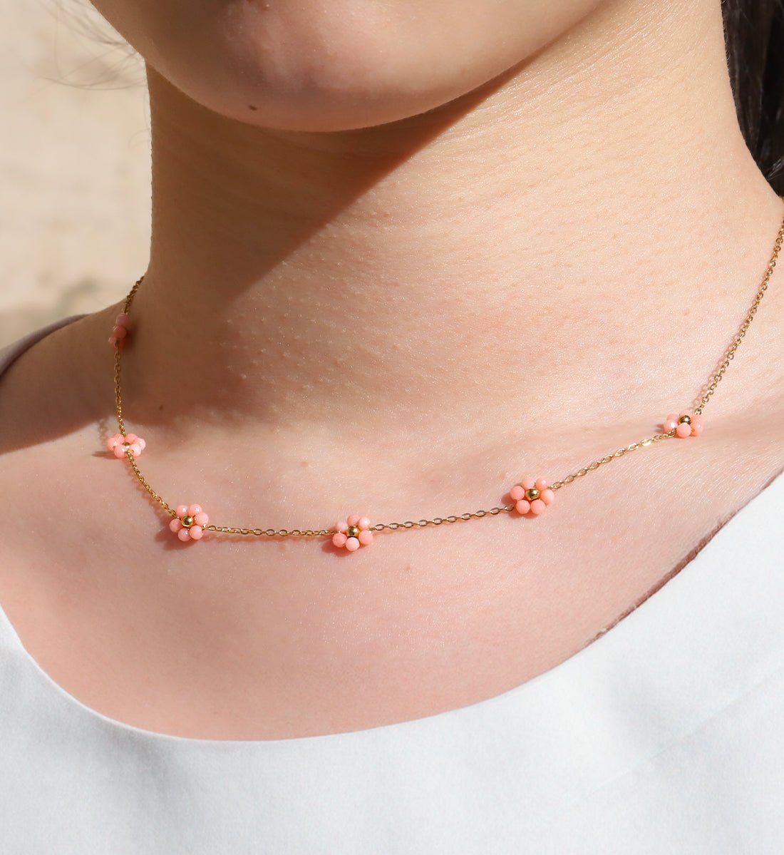 Collier acier Suzanne - Les Cleias