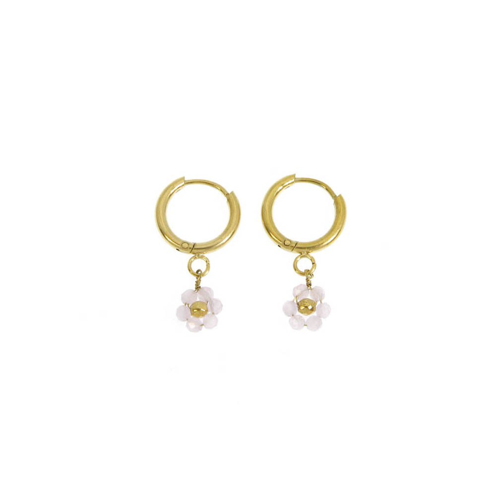 Boucles d'oreilles acier Mini Maya - Les Cleias