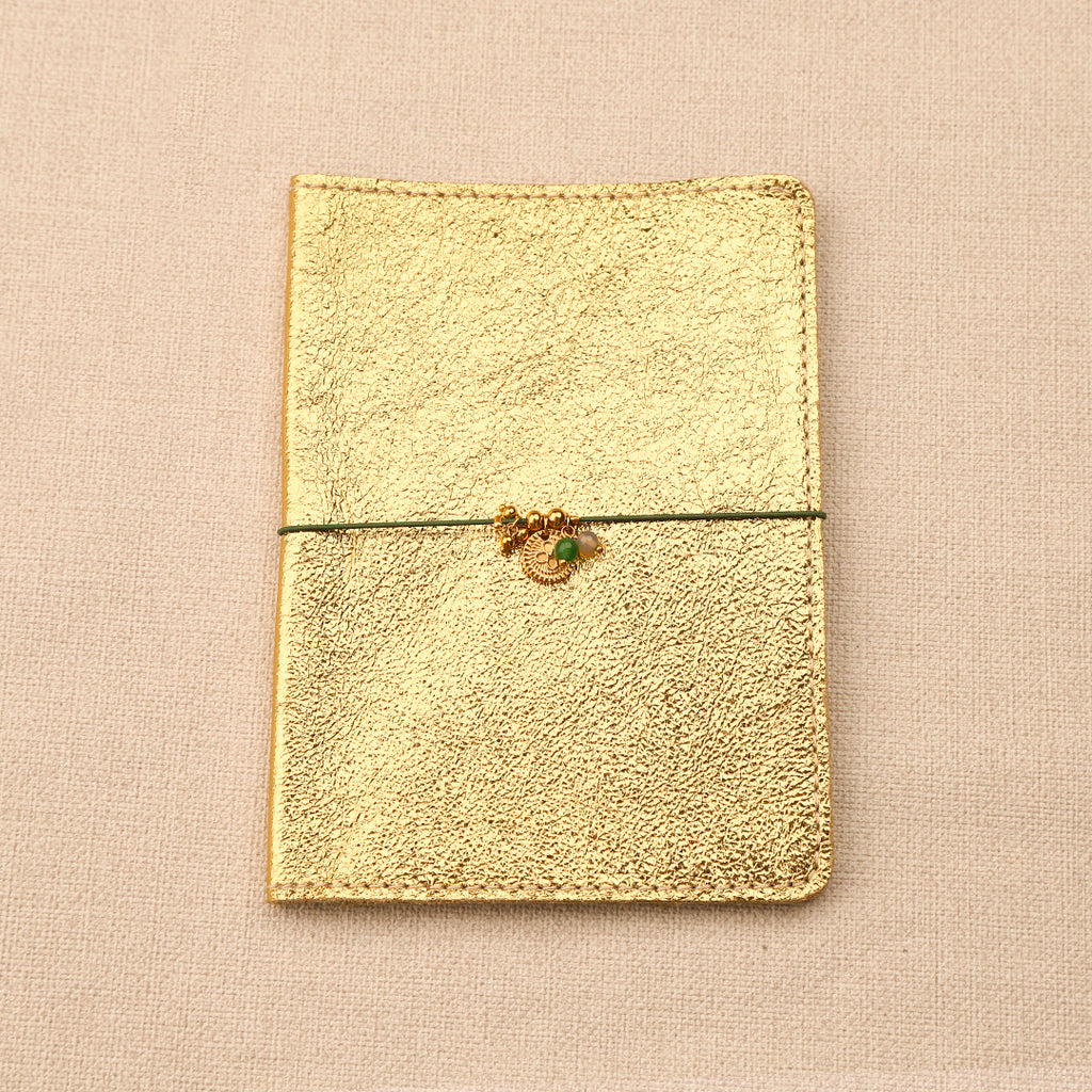 Protège-carnet de poche Or