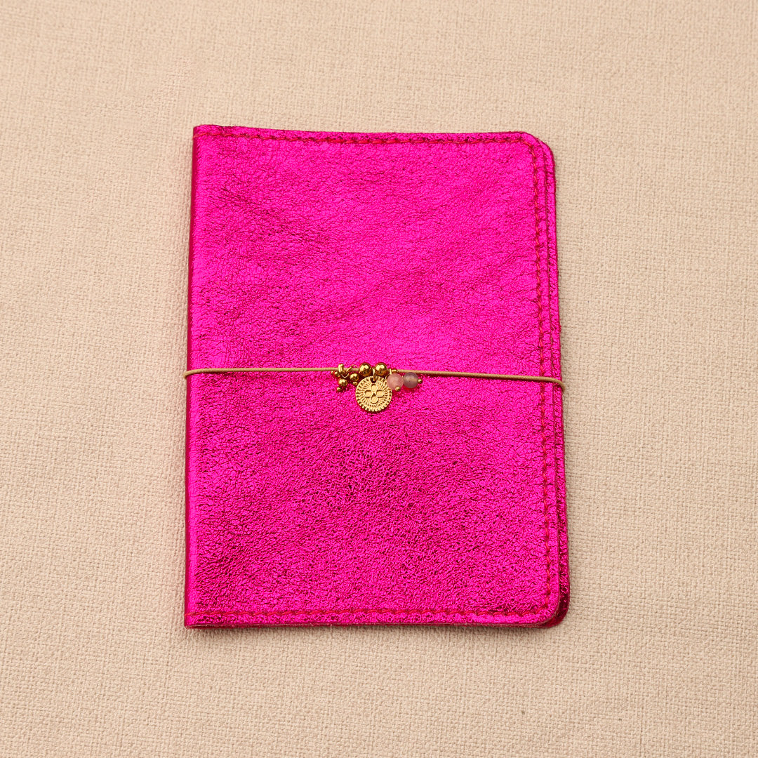 Protège-carnet de poche Rose