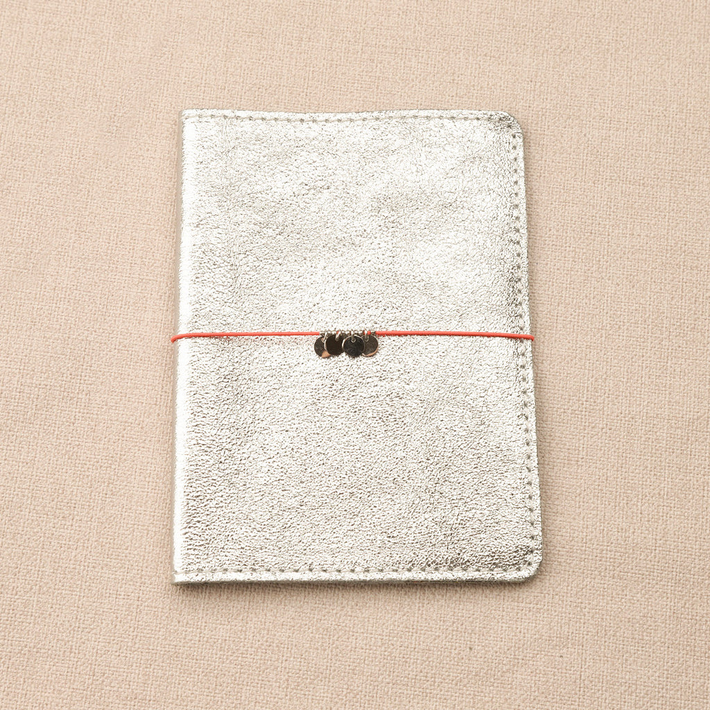 Protège-carnet de poche Argent