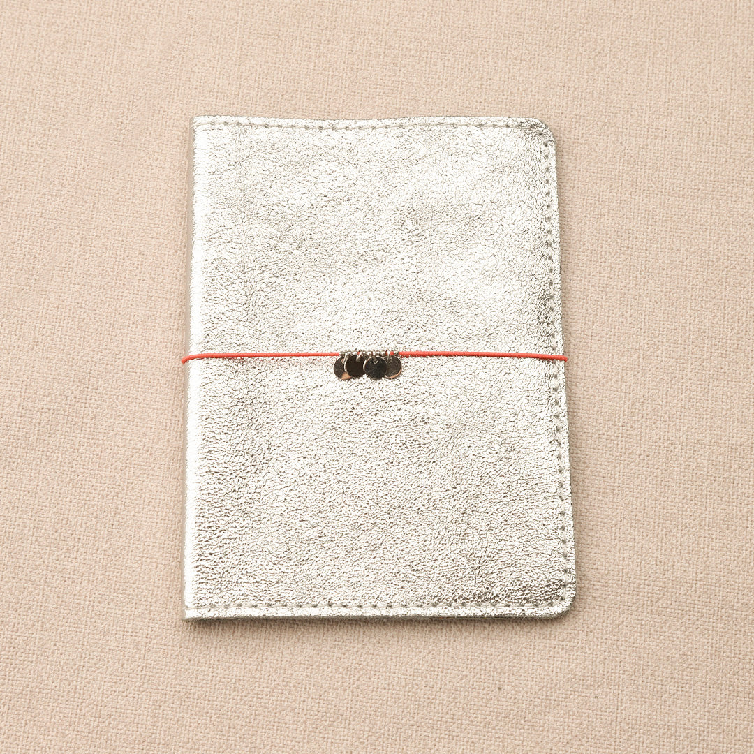 Protège-carnet de poche Argent