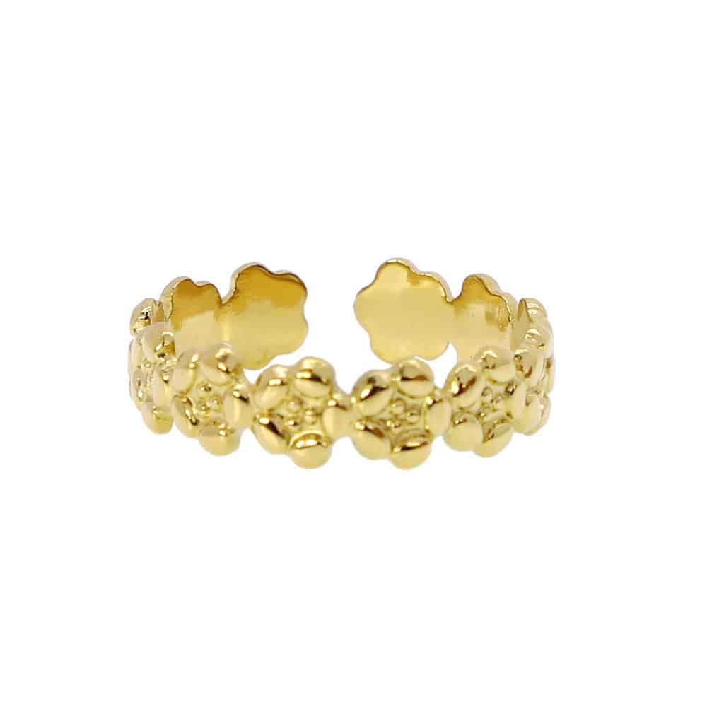 Bague acier Bloom