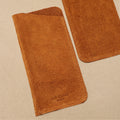 Etui à lunettes Souple en cuir Daim