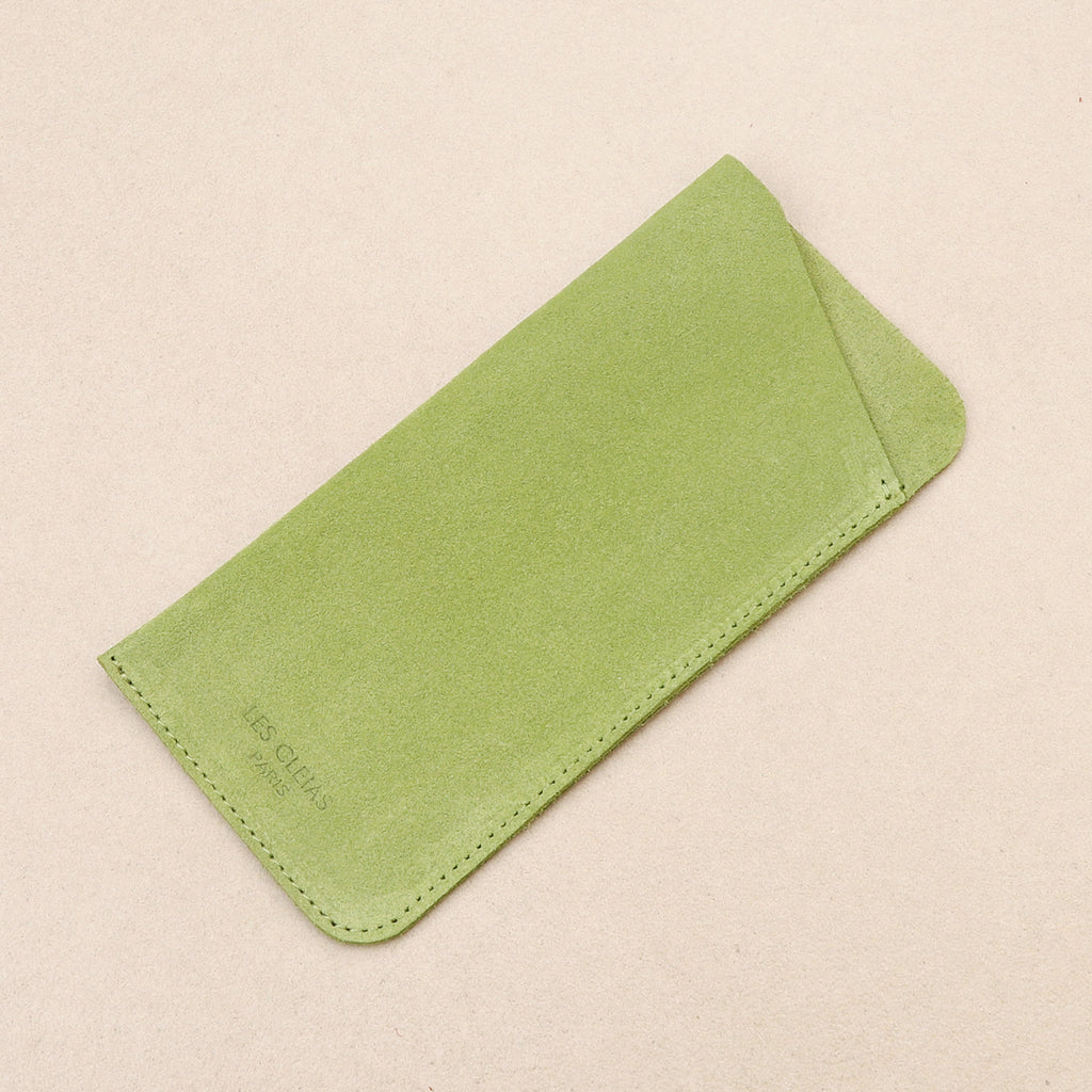 Etui à lunettes Souple en cuir Daim