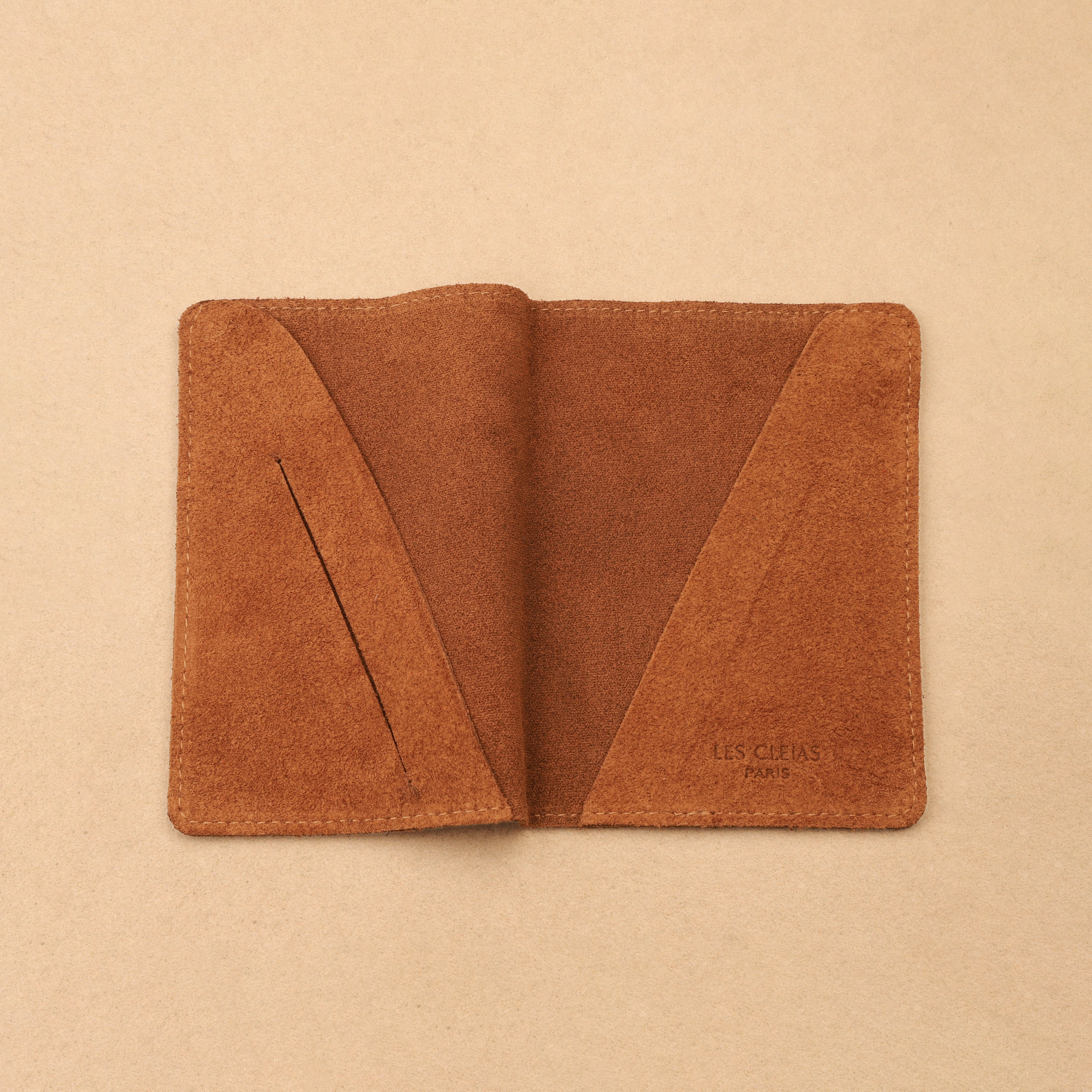 Étui Passeport cuir Vith en Daim