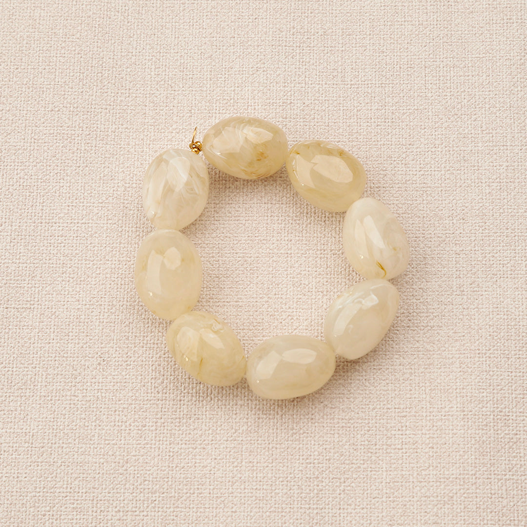 Bracelet Yvette Blanc Cassé