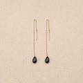 Boucles d’oreilles Alphine Noir