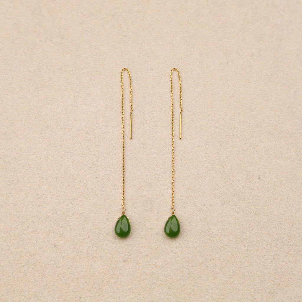 Boucles d’oreilles Alphine Vert