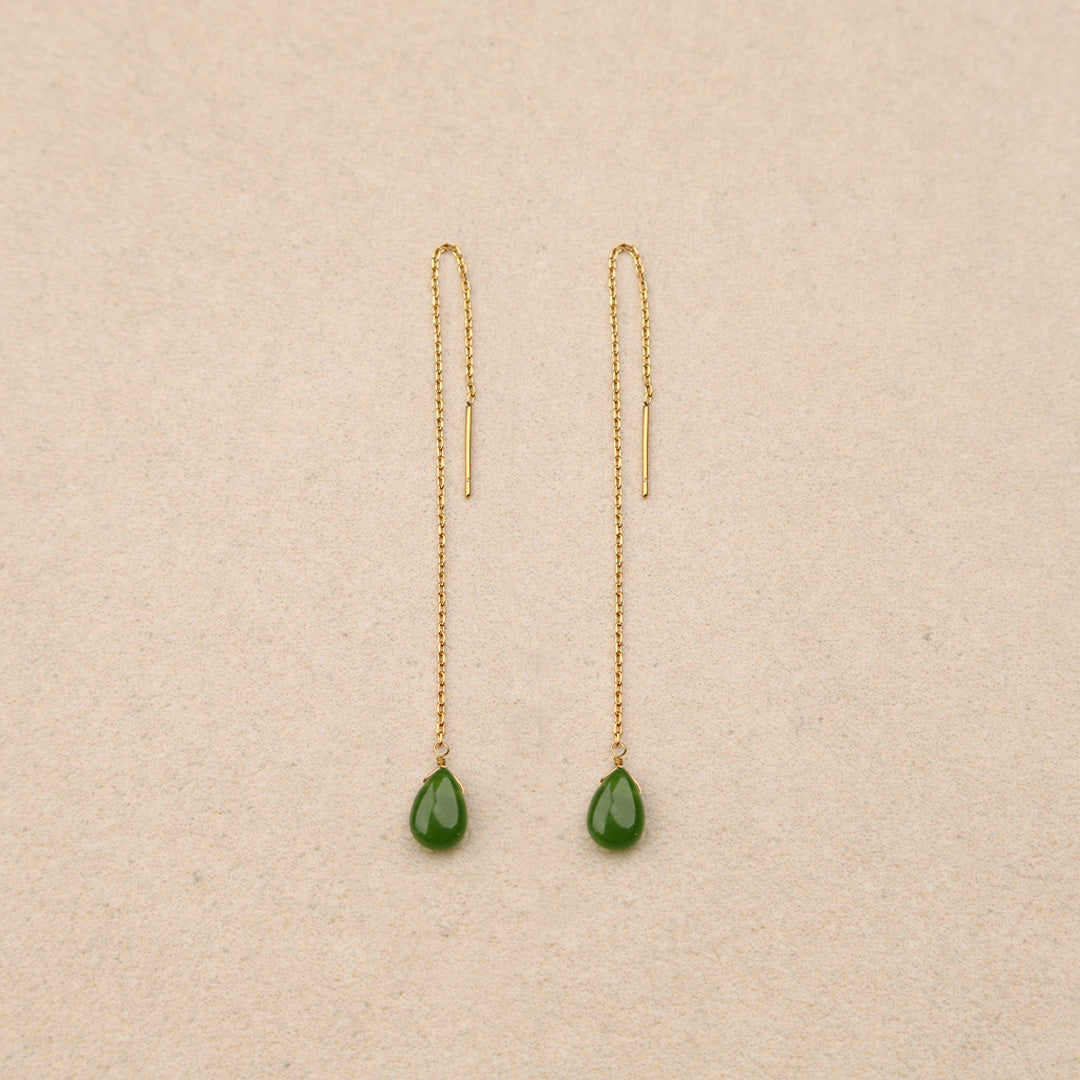 Boucles d’oreilles Alphine Vert