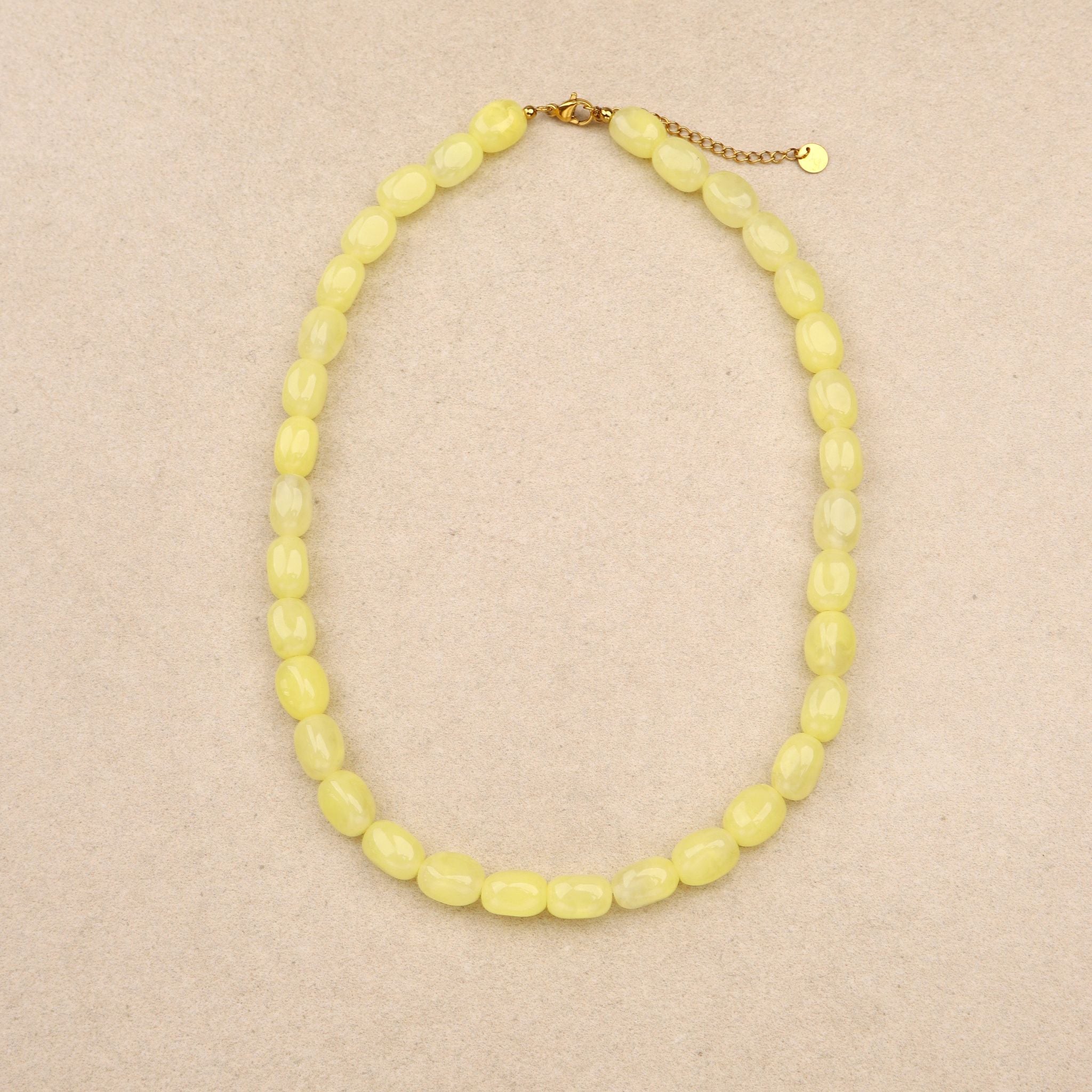 Collier mini Yvette Jaune