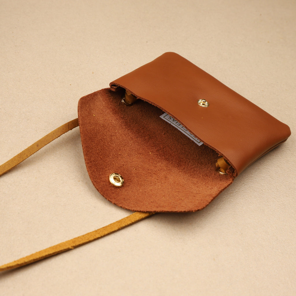 Portefeuille Mini Bandoulière cuir