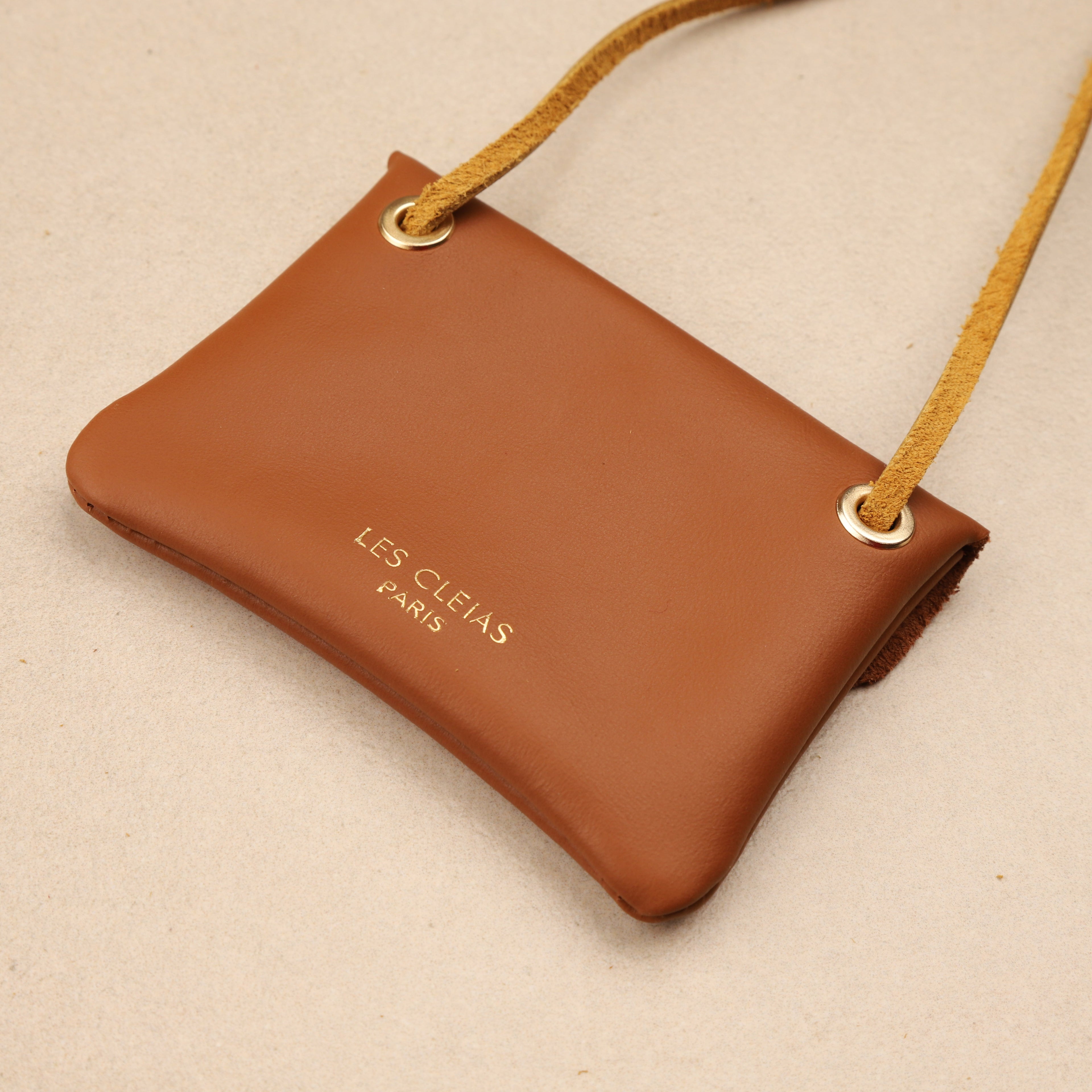 Portefeuille Mini Bandoulière cuir