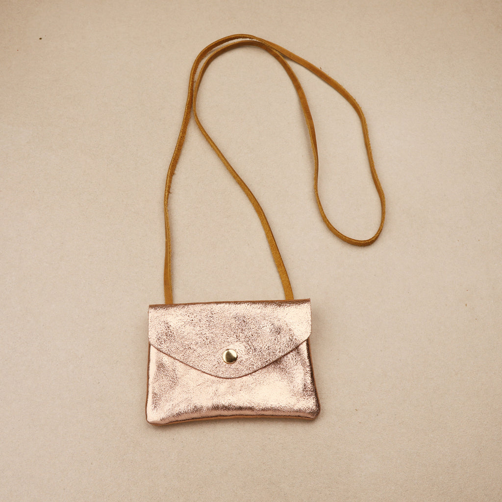 Portefeuille Mini Bandoulière cuir Irisé