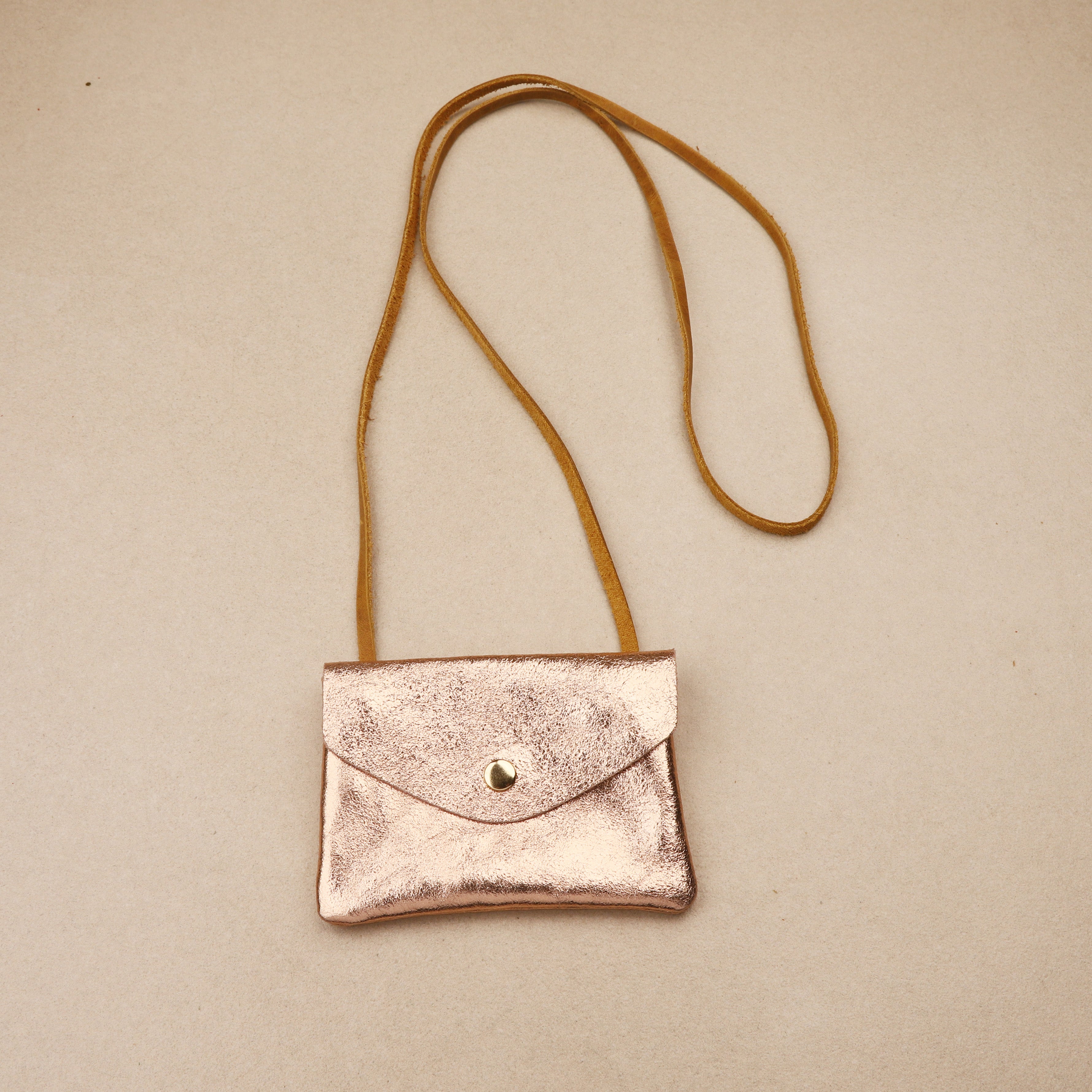 Portefeuille Mini Bandoulière cuir Irisé