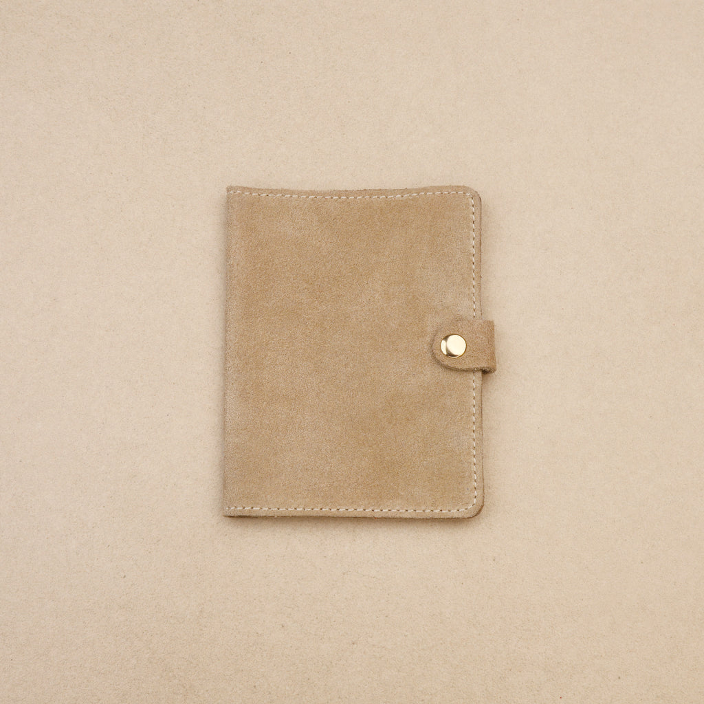 Protège Passeport / Carnet Vith Pression Beige