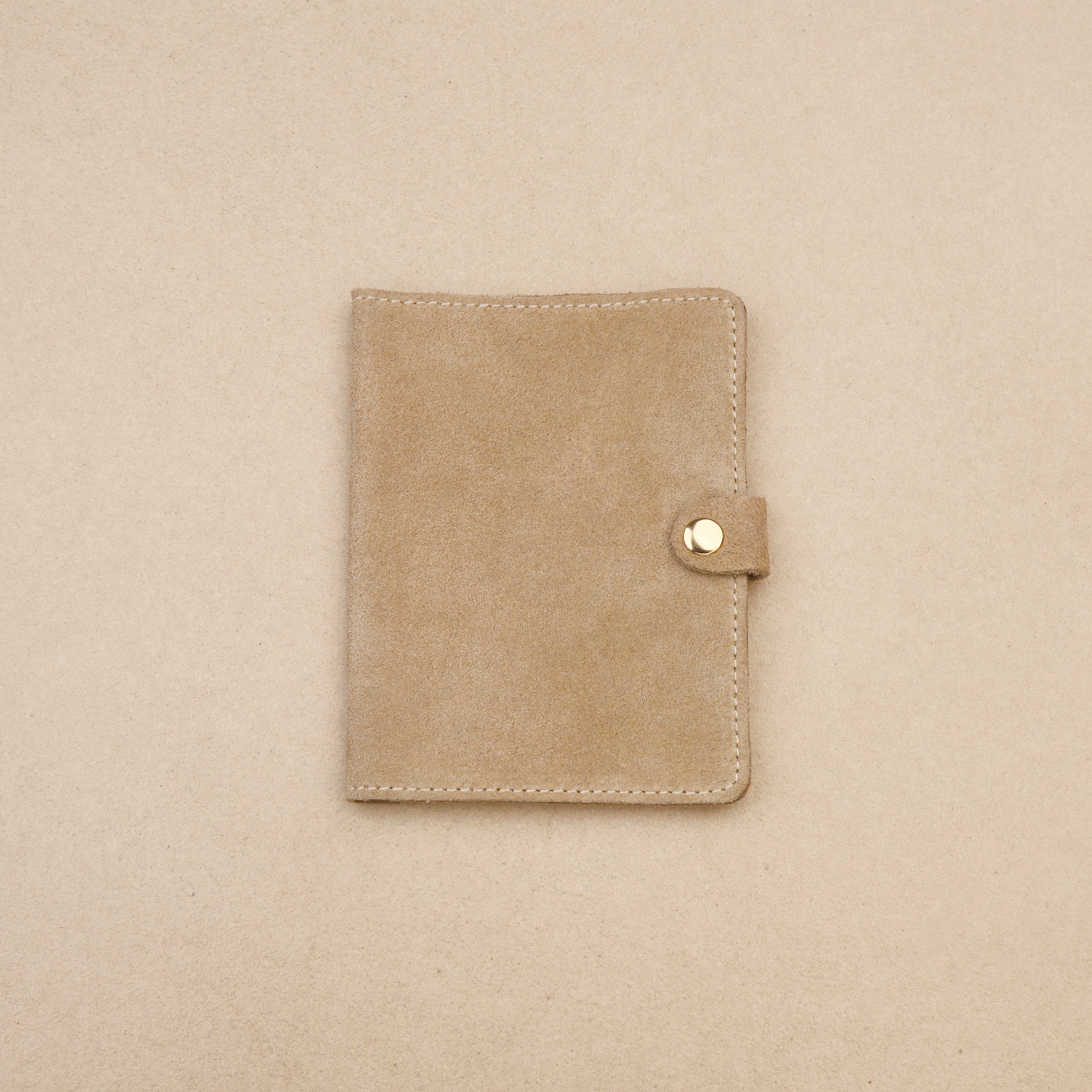 Protège Passeport / Carnet Vith Pression Beige