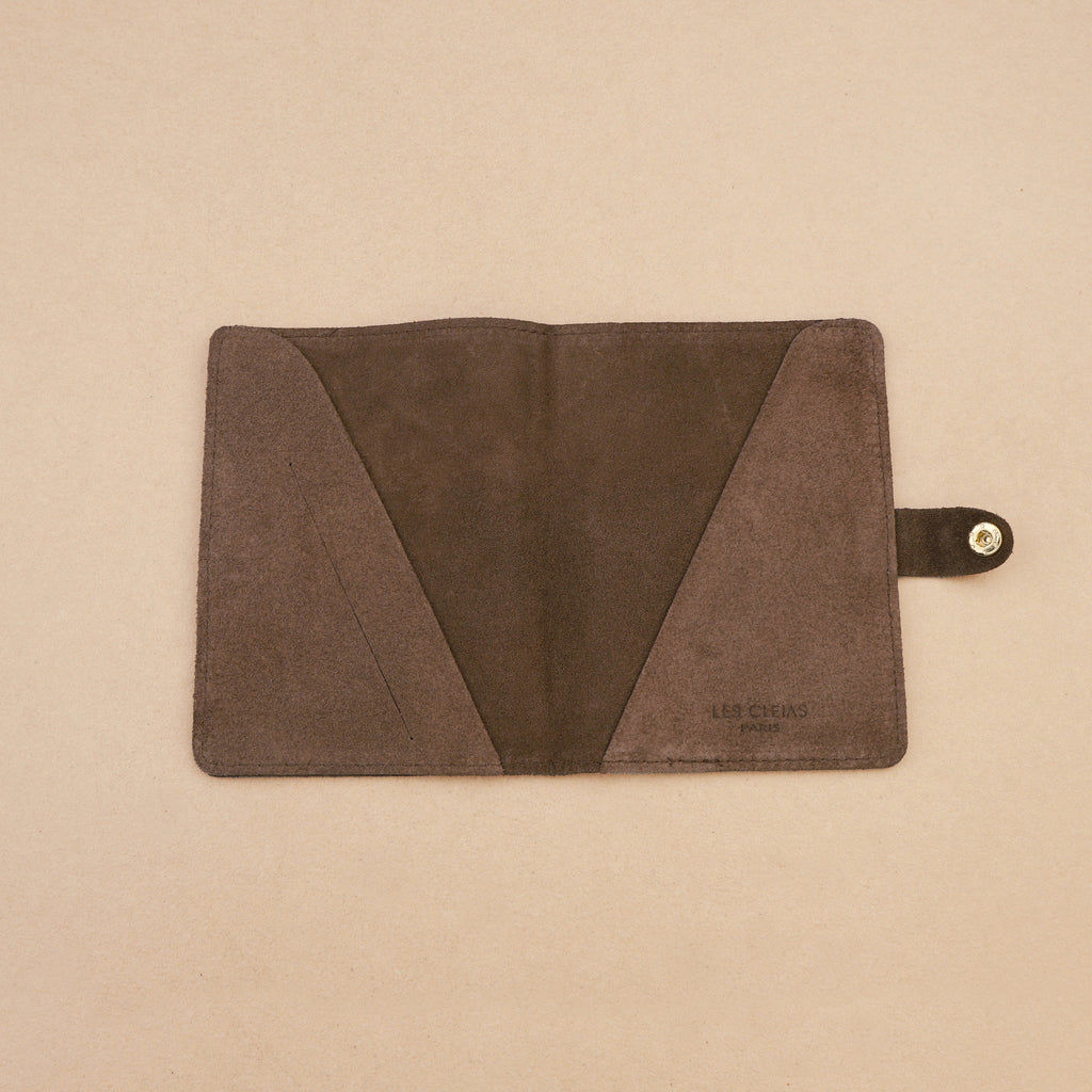 Protège Passeport / Carnet Vith Pression Marron
