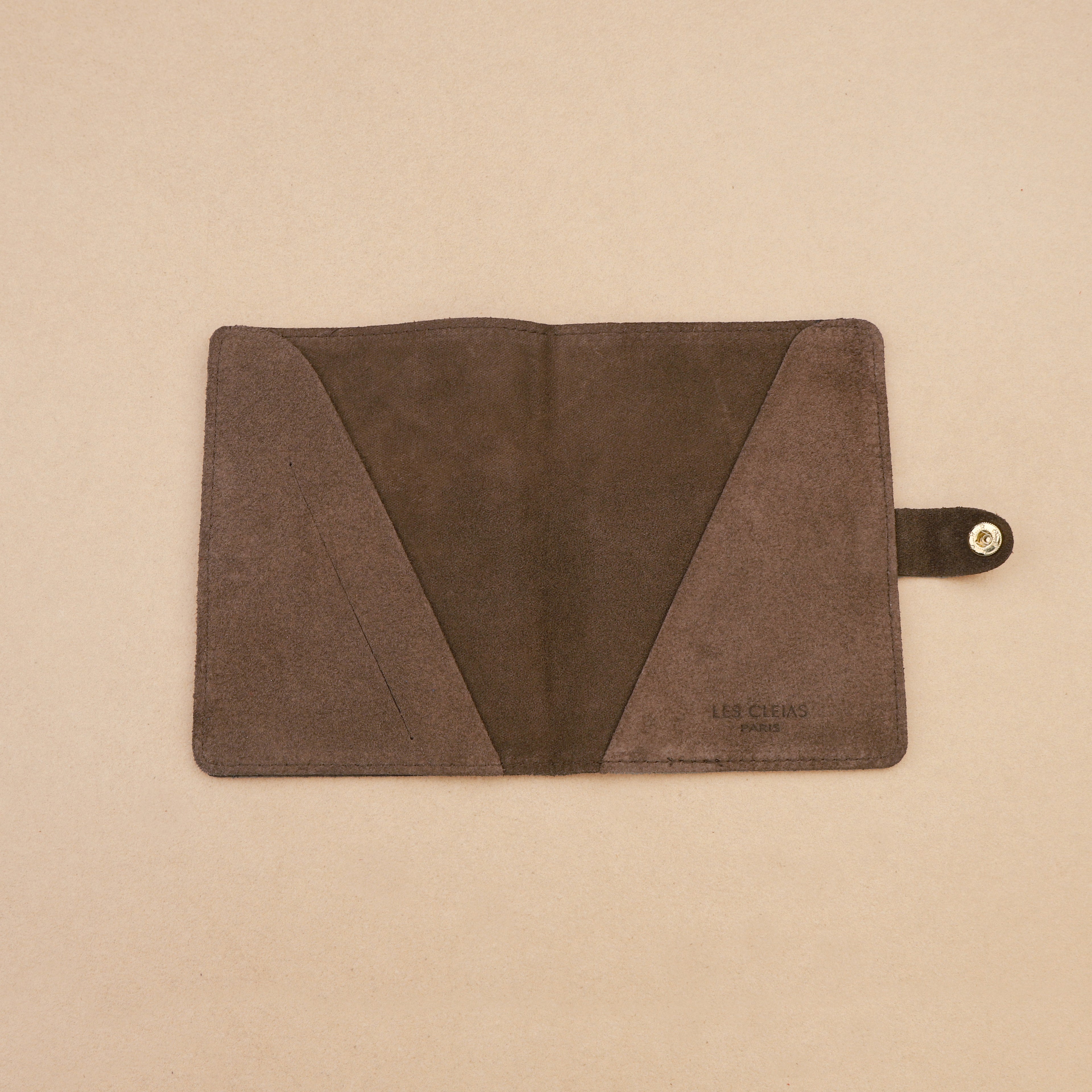 Protège Passeport / Carnet Vith Pression Marron