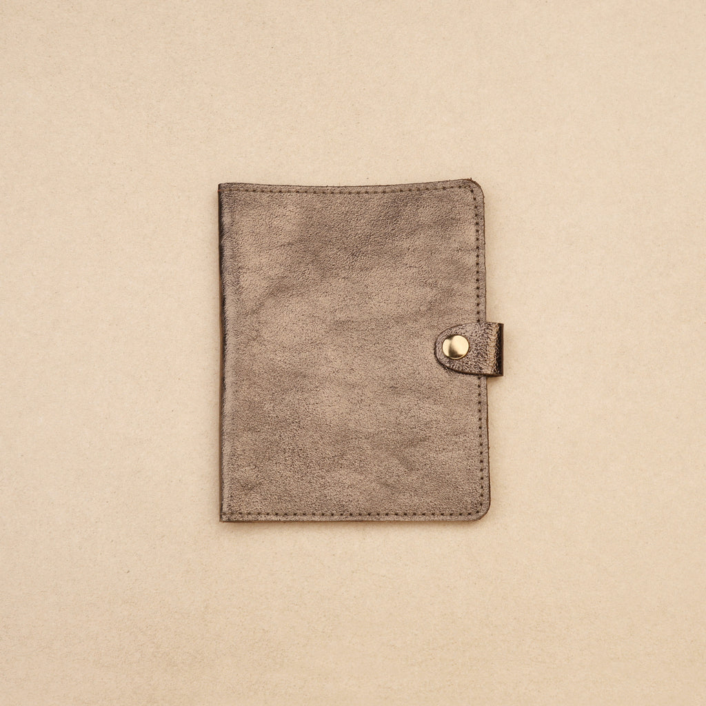 Protège Passeport / Carnet Vith Pression Bronze