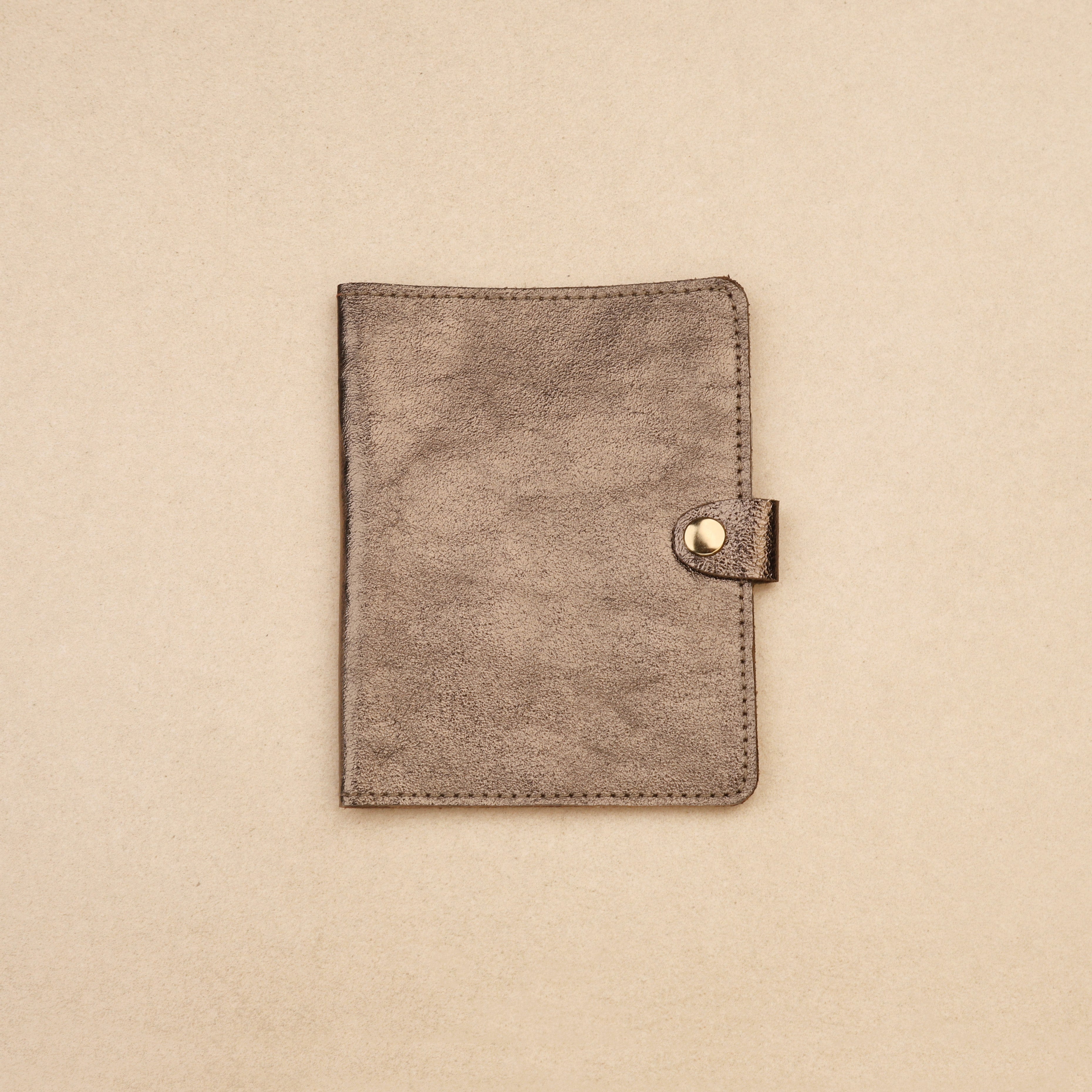 Protège Passeport / Carnet Vith Pression Bronze