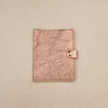Protège Passeport / Carnet Vith Pression Rose Doré