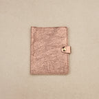 Protège Passeport / Carnet Vith Pression Rose Doré