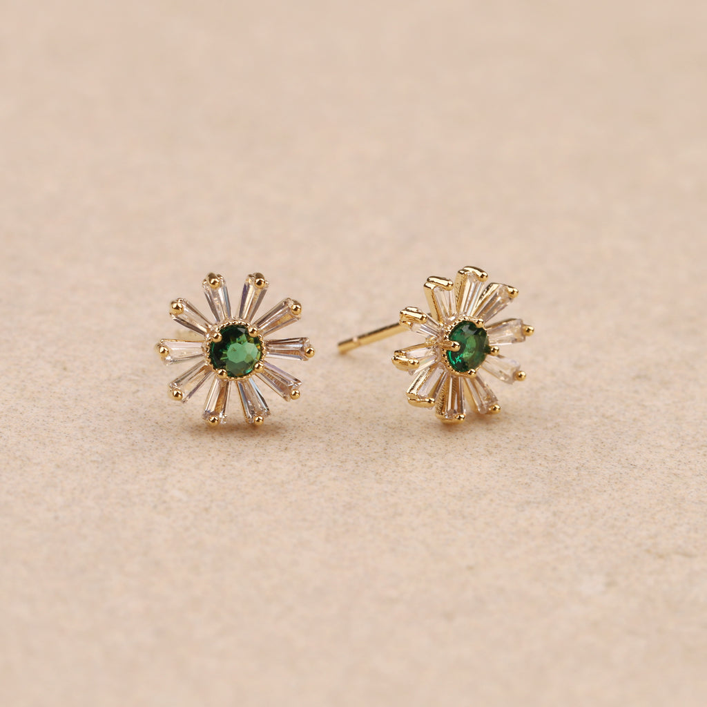 Boucles d'oreilles Heliantha Plaqué Or