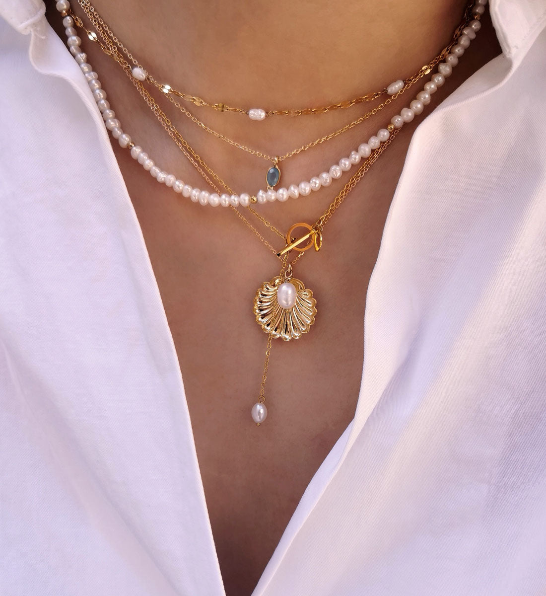 Steel necklace Ophélie Sitti