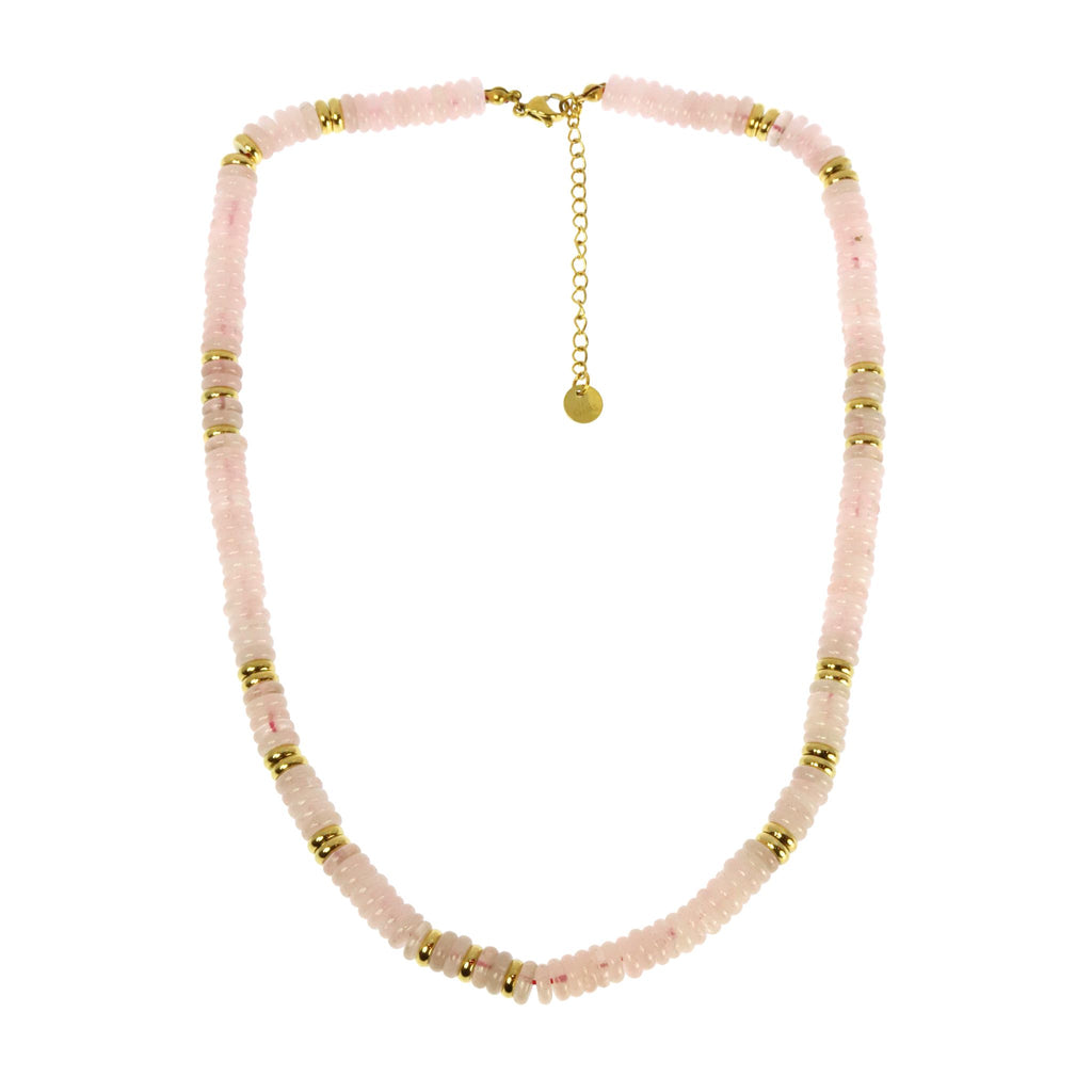 Collier Ashe Quartz rose