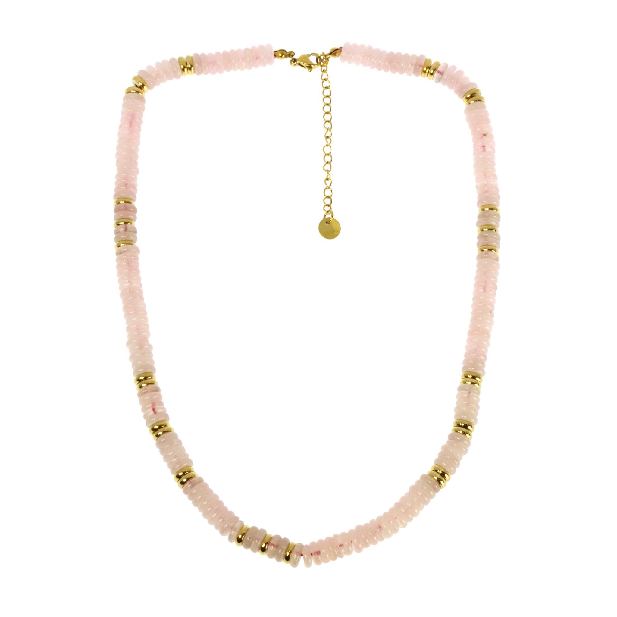 Collier Ashe Quartz rose