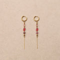 Boucles d'oreilles Philomène Rose