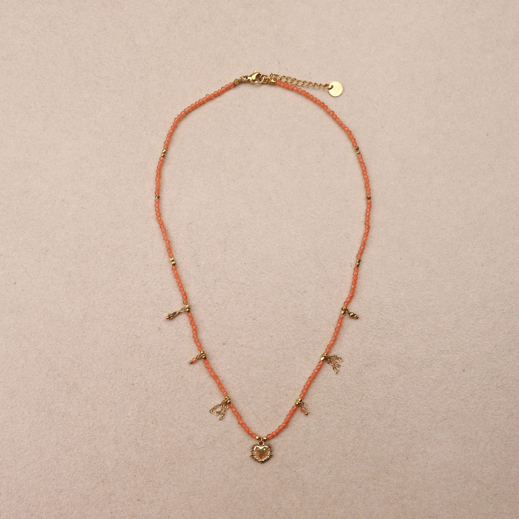 Collier Ysalie Orange