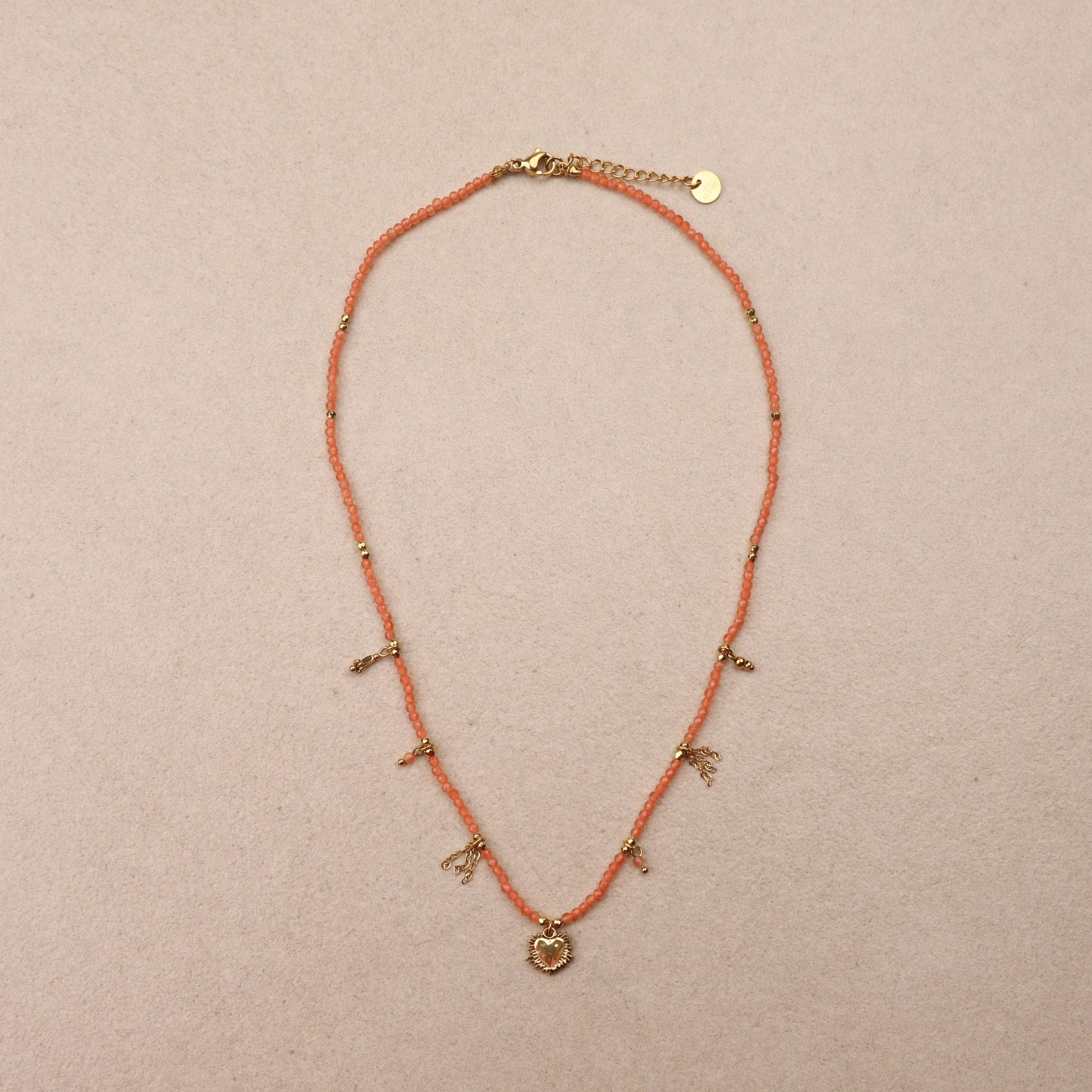 Collier Ysalie Orange