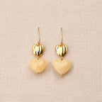 Boucles d’oreilles Élyne Beige