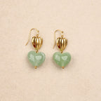 Boucles d’oreilles Élyne Beige