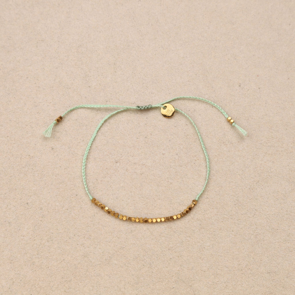 Bracelet Néréis vert d'eau