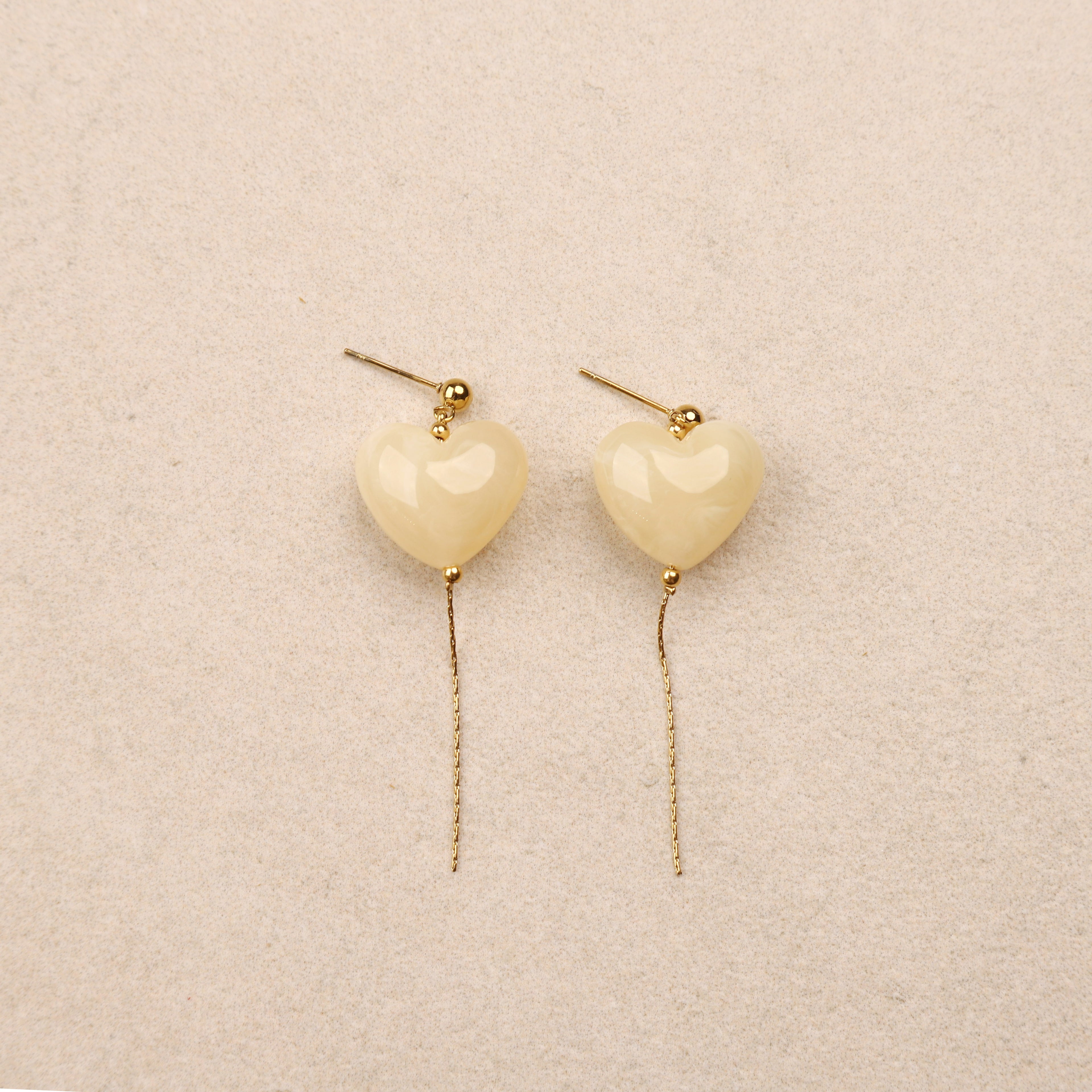 Boucles d'oreilles Soraya Beige