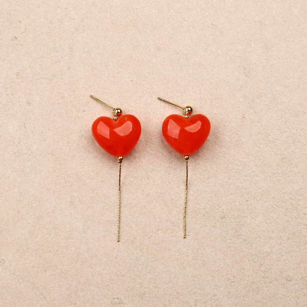 Boucles d'oreilles Soraya Orange