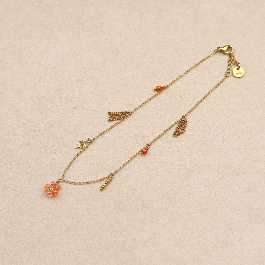 Chaîne de cheville Orana Corail