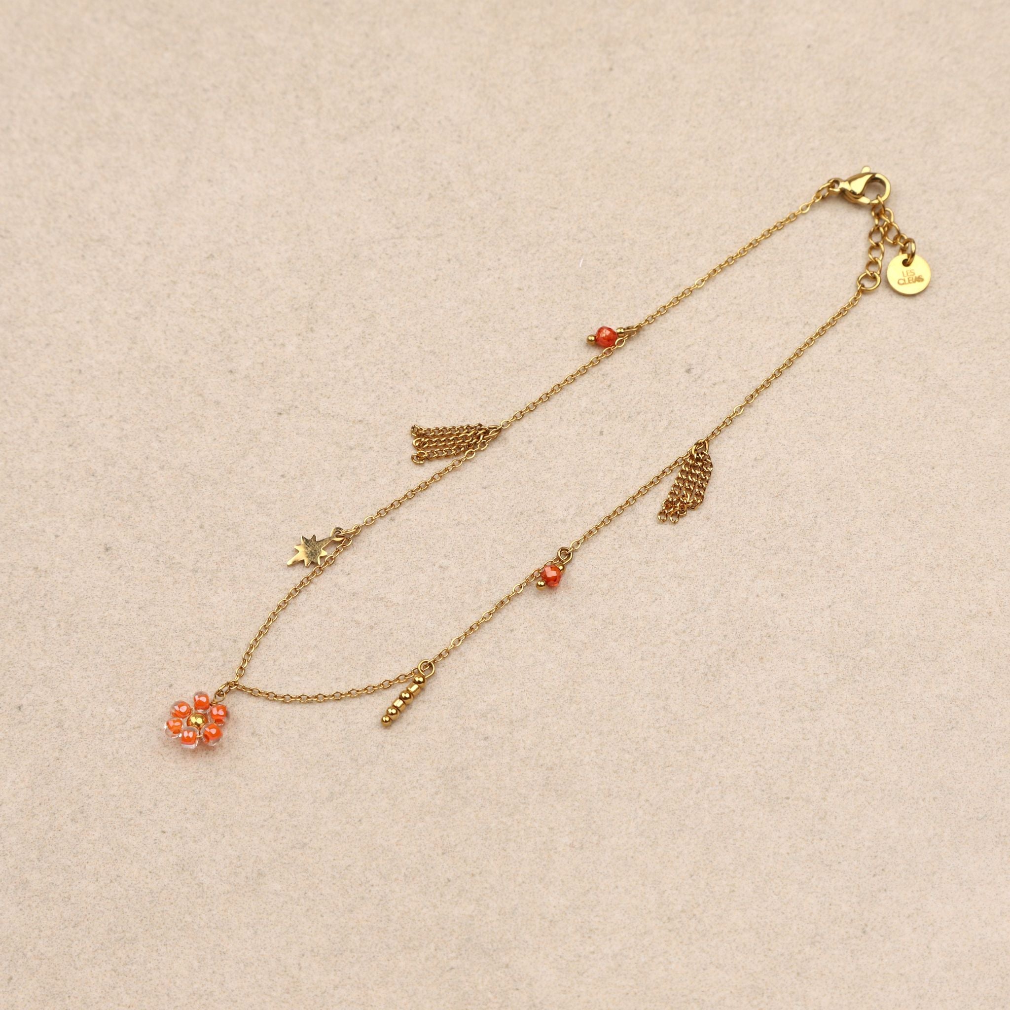 Chaîne de cheville Orana Corail