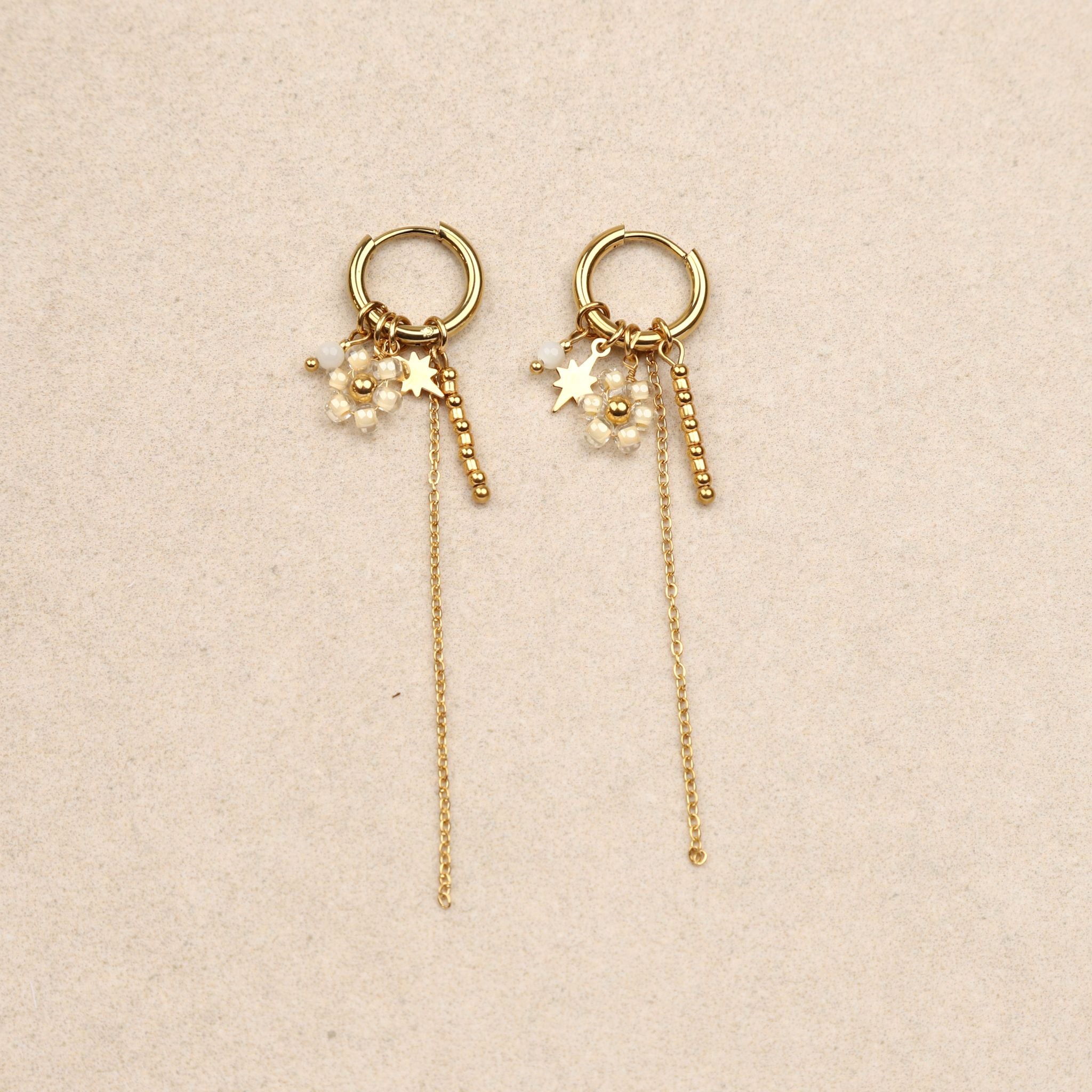 Boucles d’oreilles Orana Blanc