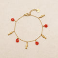 Bracelet Nélie Rouge