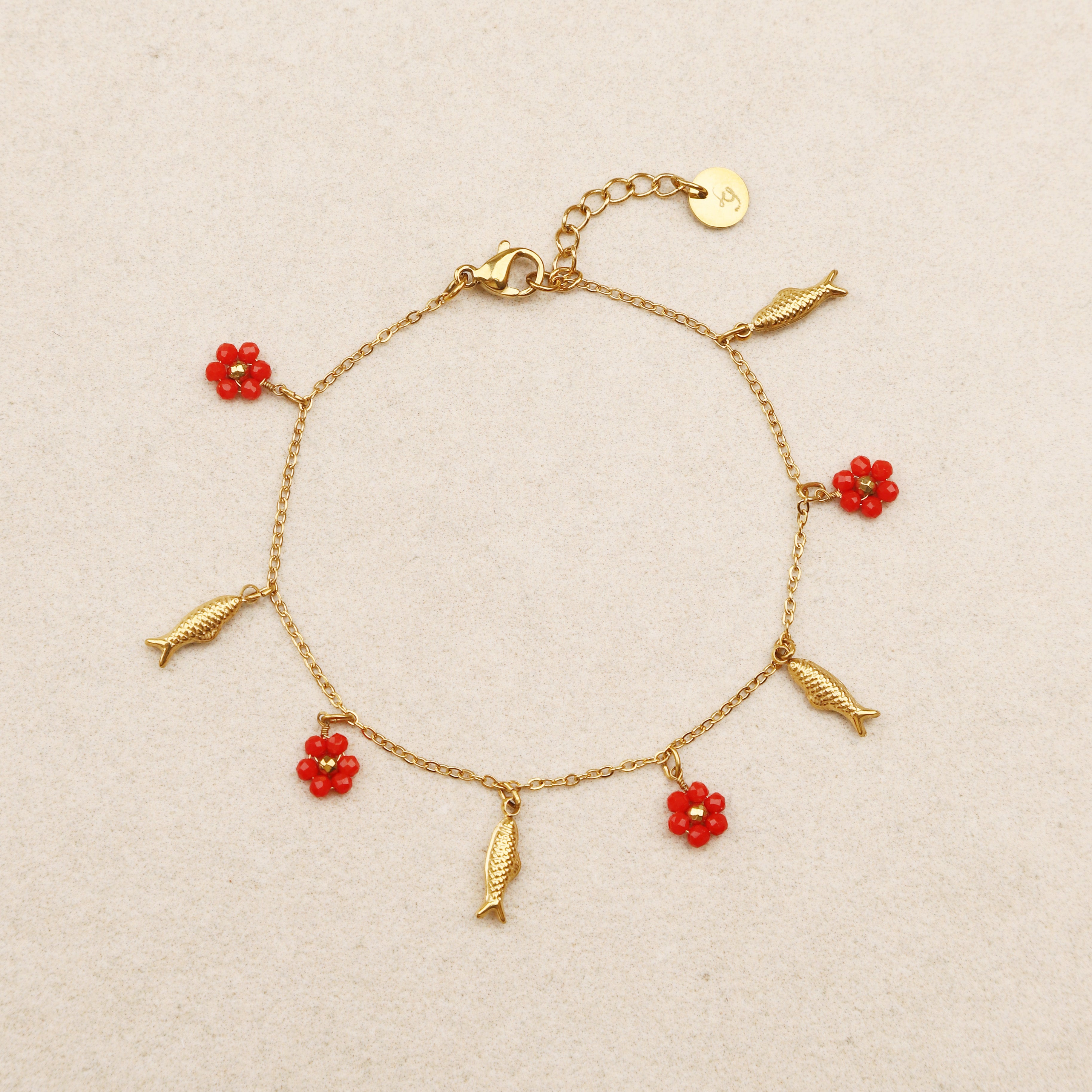 Bracelet Nélie Rouge