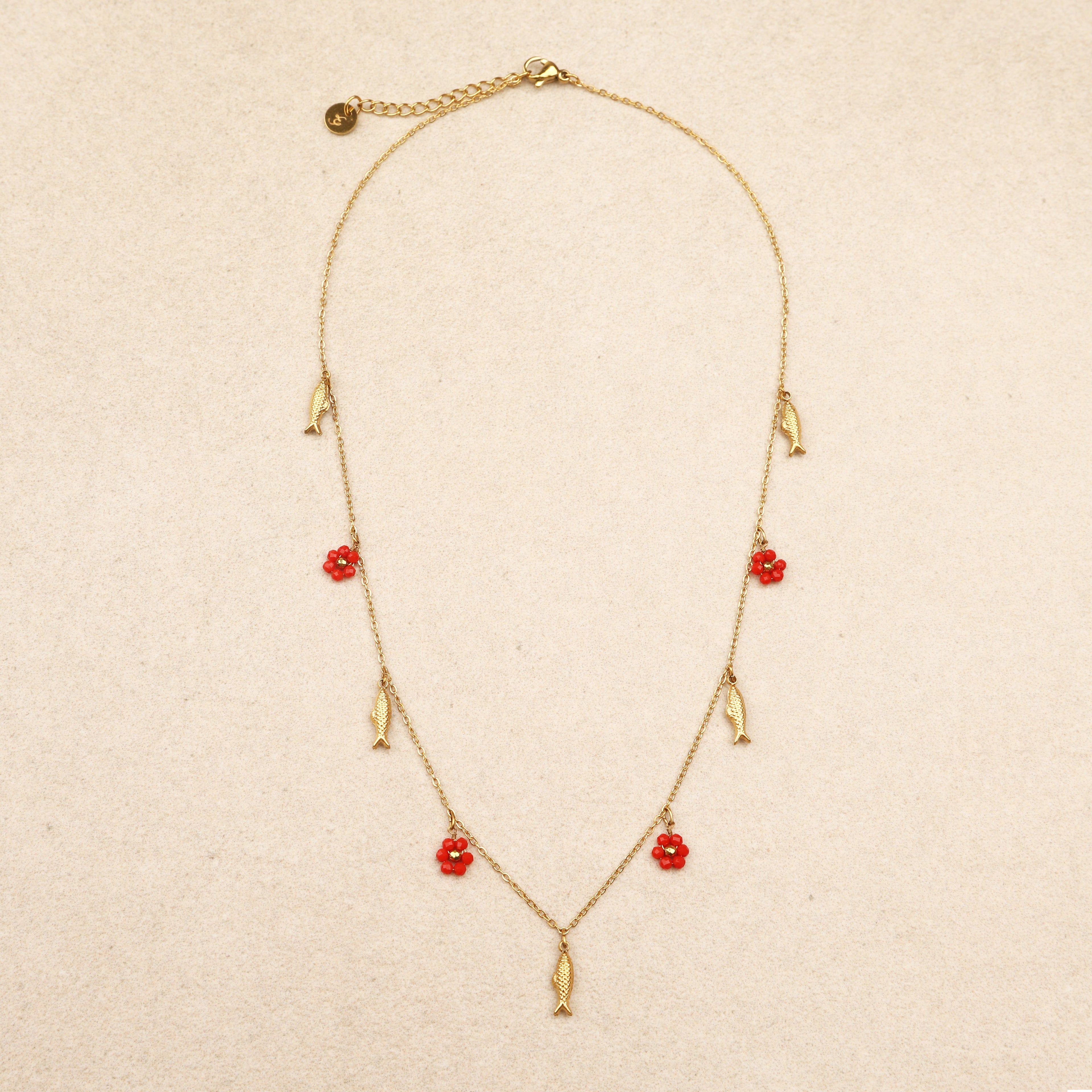 Collier Nélie Rouge