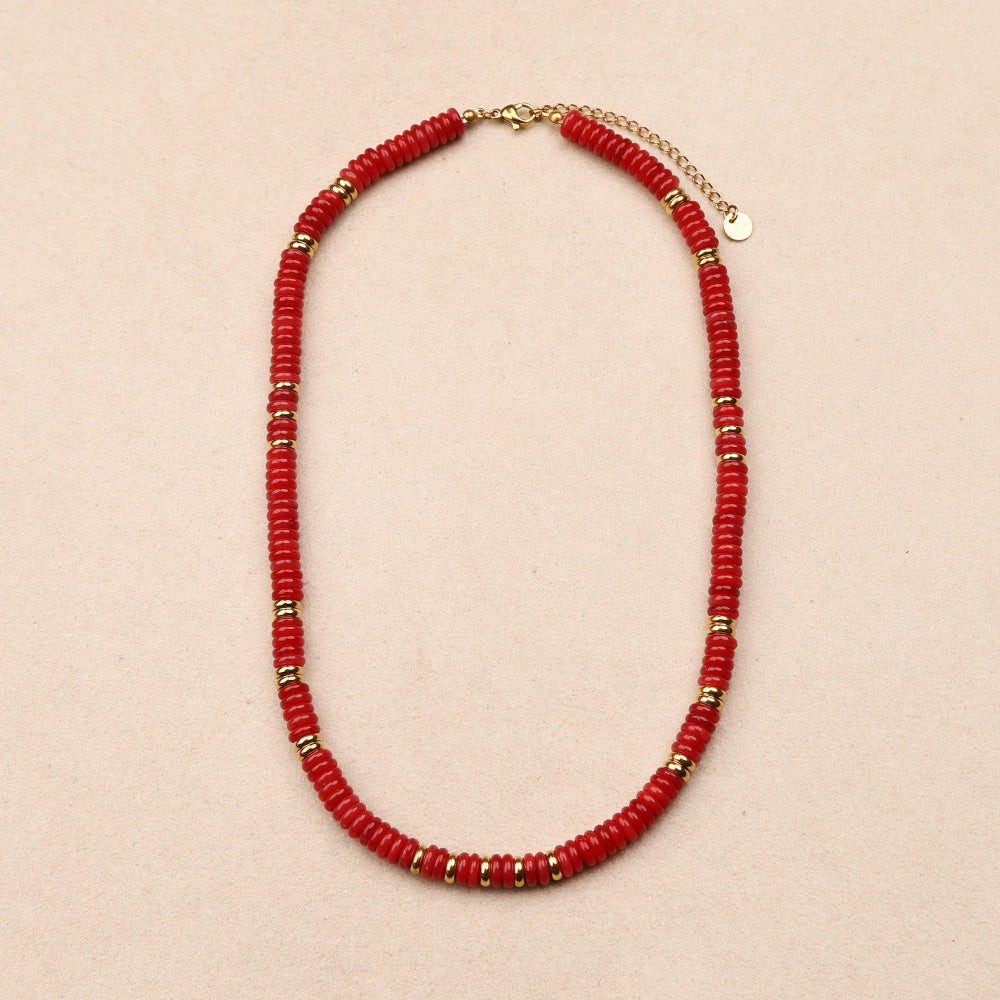 Collier Ashe Rouge