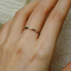 Bague Ondée en Argent 925