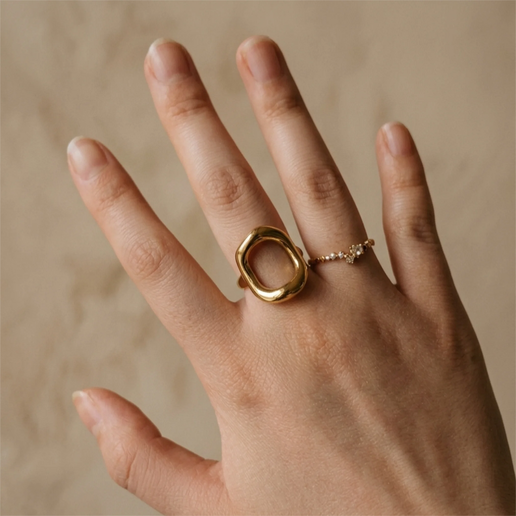 Bague Elaïde plaqué or