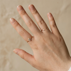Bague Marquise plaqué or